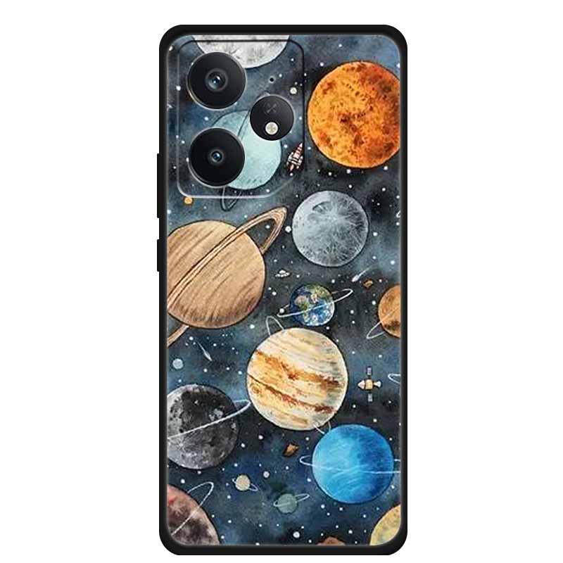 For Realme Neo 7 5G Phone Case Black Silicone Soft Back Cover For Realme Neo7 x Neo 7x Neo7x Neo 7 SE Neo7 SE Case Coque Funda