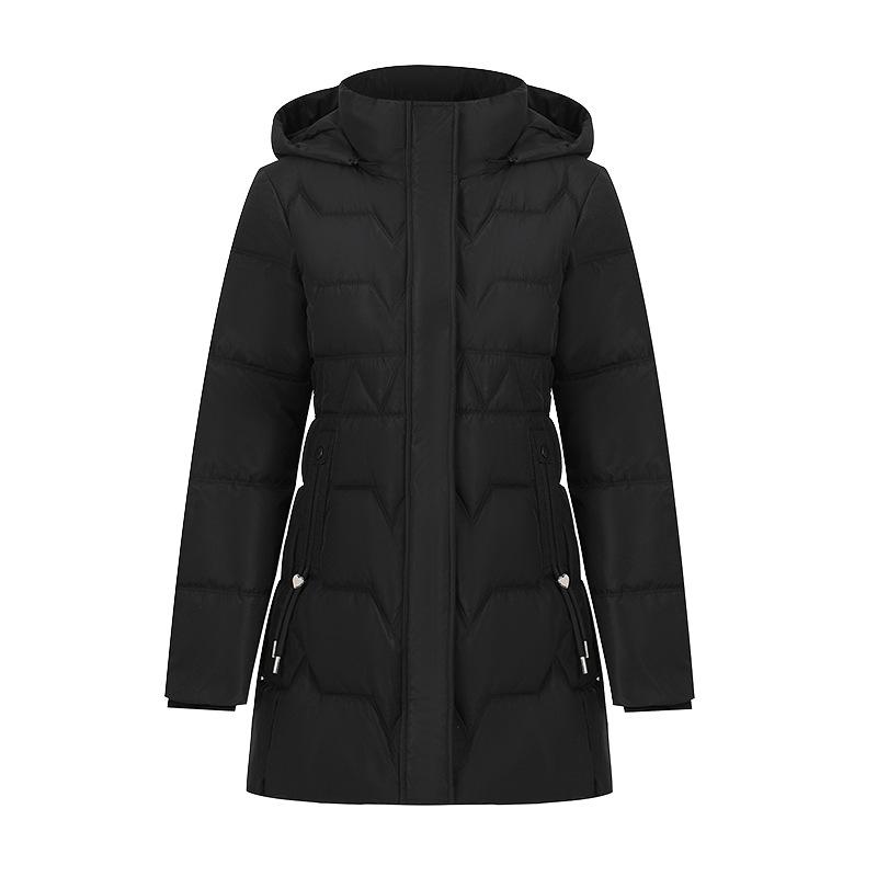 Women's Cotton-padded Clothes Winter New Fashion Versatile Hooded Loose Simple Women's Coat