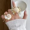 Adjustable Ocean Animal Jewelry Sparkly Shell Ring Unique Crab Ring  Gift