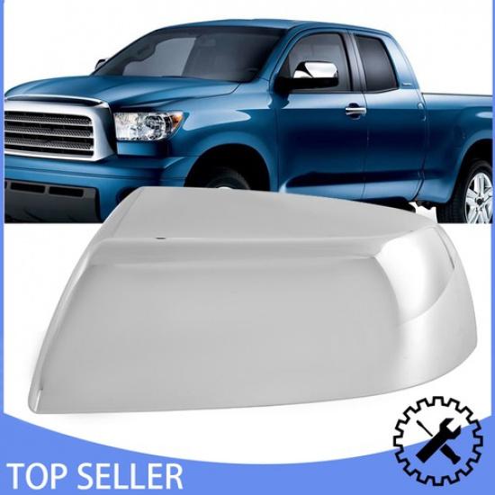 1PC Driver Left Side Mirror Cover Cap For Toyota Tundra Sequoia 2007-2021 Chrome