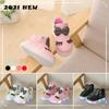 New Quality Kids Shoes Cute LED Shoes Girls Princess Shoes Kids Girls Toddler Girls Luminous Sport Shoes Cartoon Bow 21-36
