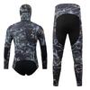 5mm Mens Winter Wetsuit Freediving Surfing Snorkeling Cold Water Diving Thermal Insulated Separate Two-Piece Suit