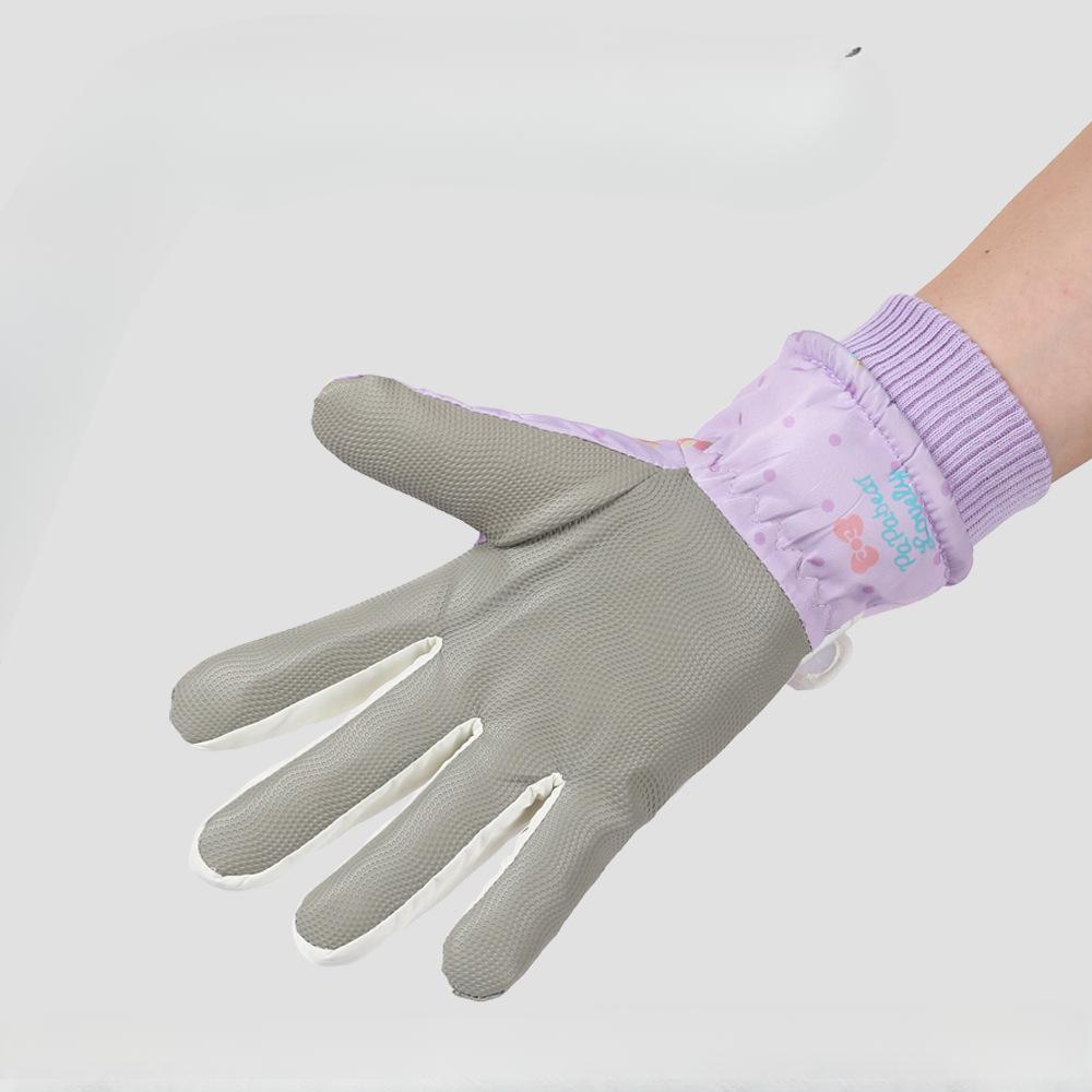 Ski Gloves for Women In Winter Plus Velvet Outdoor Cycling Mountaineering Thickened Waterproof Windproof Cold Warm Gloves