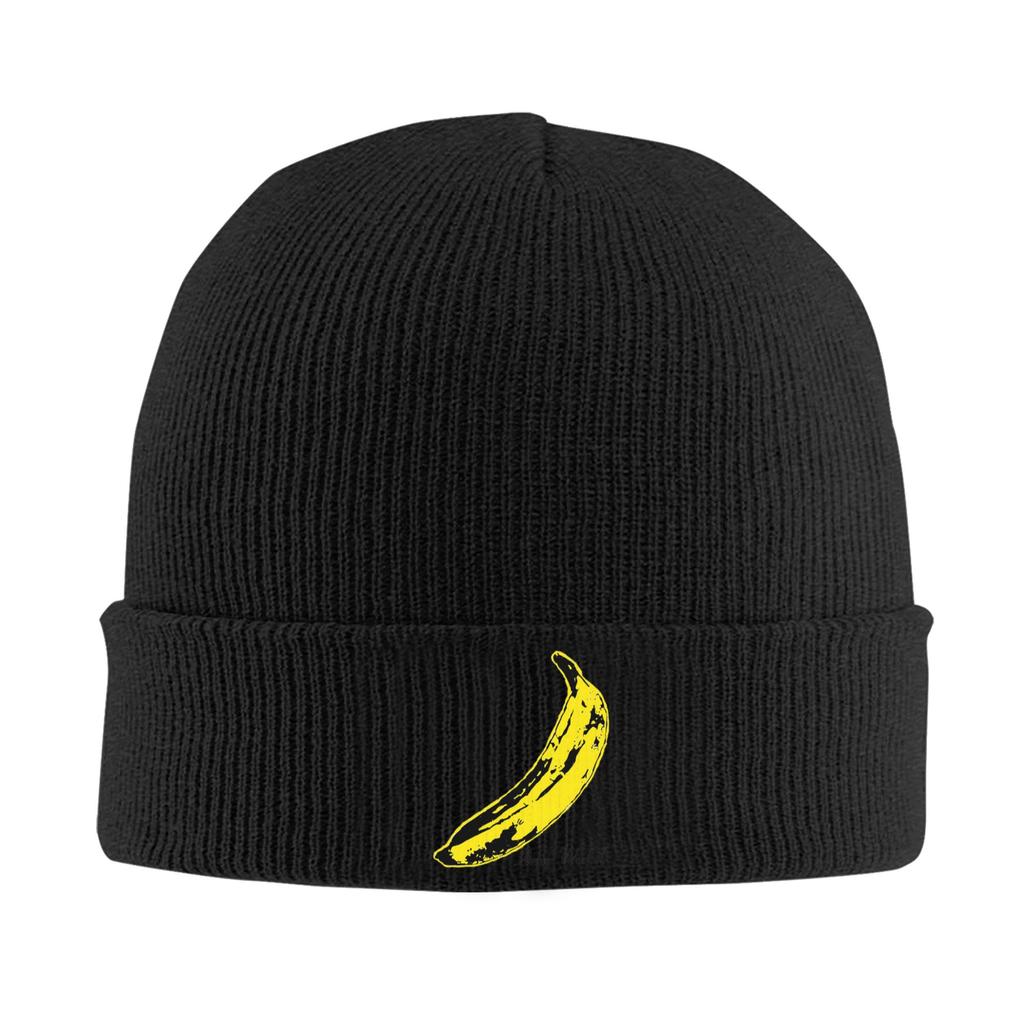 Andy Warhol Sunset Cat Cattle Banana Warm Knitted Cap Winter Knit Bonnet Hat Skullies Beanies Hip Hop Caps for Unisex