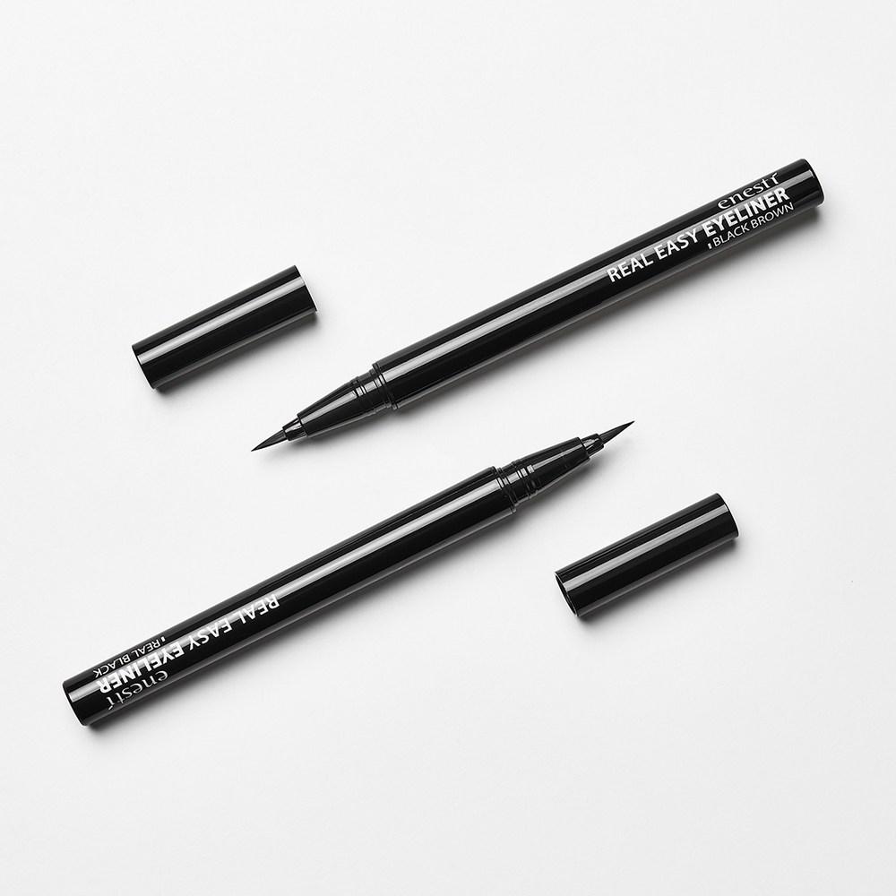 Enesty Real Easy Eyeliner 0.5g, Real Black, 2 Pcs.