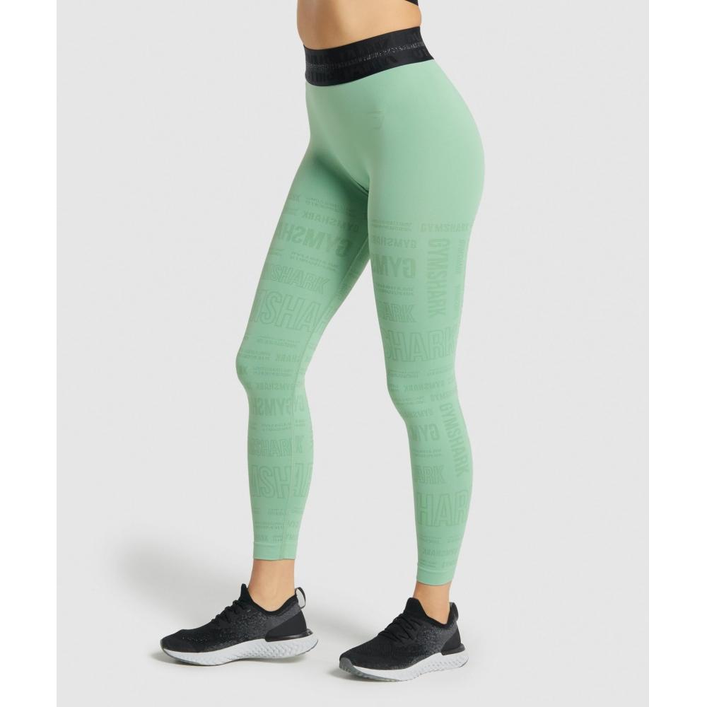 Gymshark Vision Legíny Zelené B1a8v Ebch
