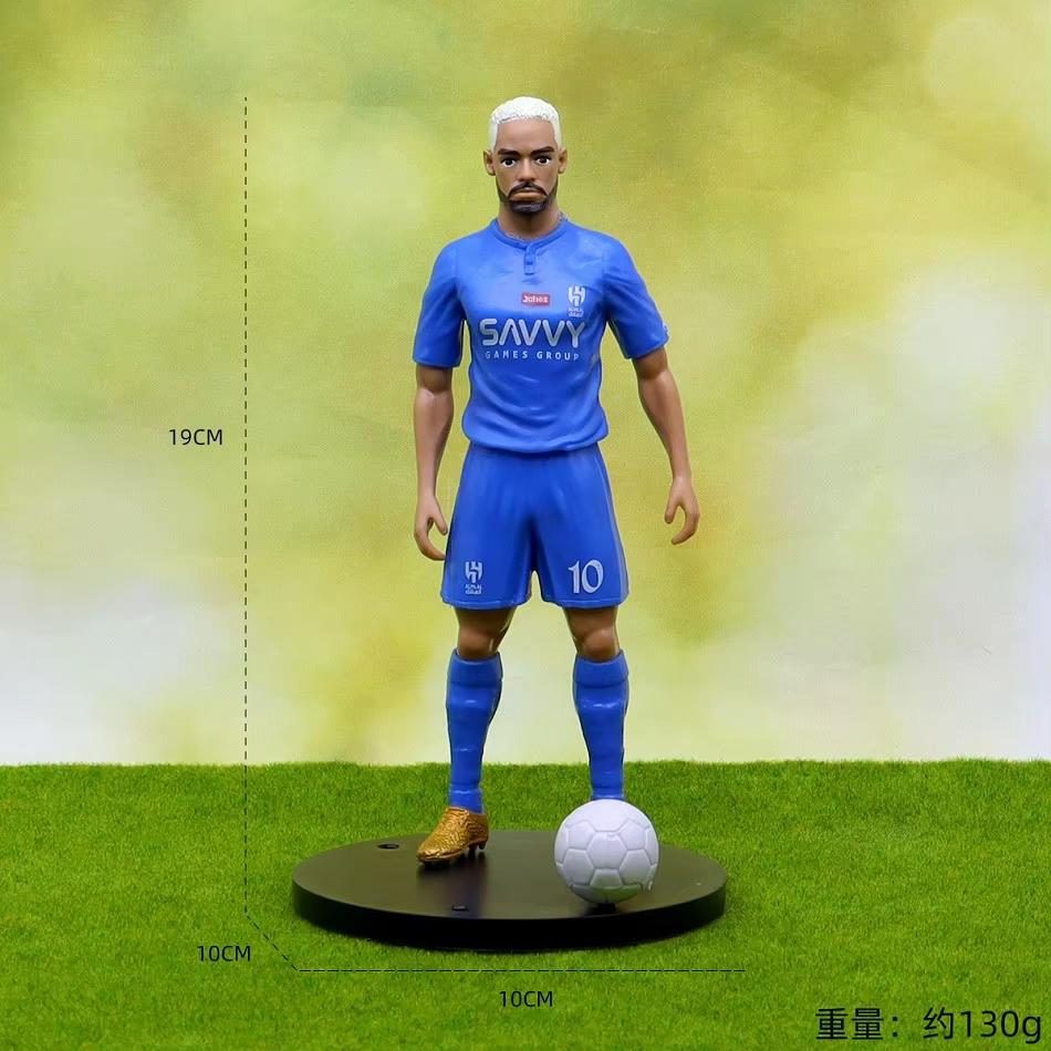Model Car Accessories New Football Star FIFA C.Ronaldo Messi Mbappe Number 10 Jersey Desktop Dolls Ornament Football Fans Gifts