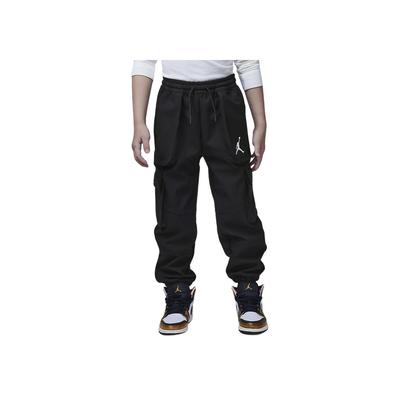 Fashion Versatile Comfortable Fleece Cargo Pants Kids Bottoms Black FZ1965-010