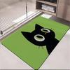 ANIME L-Little Kitty Big City Floor Mat Absorbent Floor Mat Non-Slip Entrance Rug for Bathrooms Restrooms and Toilets