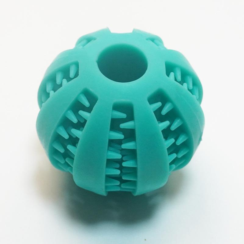 Puppy Teething Chew Clean Toy Balls Interactive Dog Treat Dispensing Ball Rubber Small Pet Enrichment Brain Stimulating Games