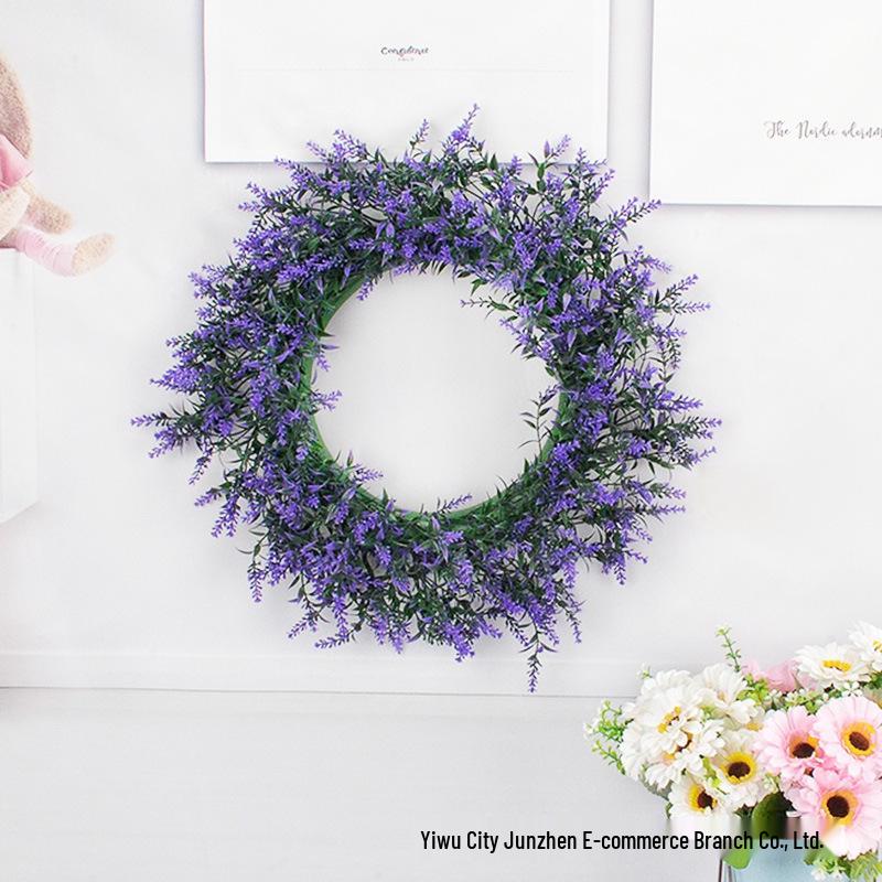 Eucalyptus Garden Wreath: Christmas & Wedding Hanging Ornament for Doors