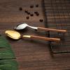 5Pcs Imitation Wooden Handle Dinnerware Cutlery Set Stainless Steel Tableware Western Knife Fork Spoons Silverware Flatware