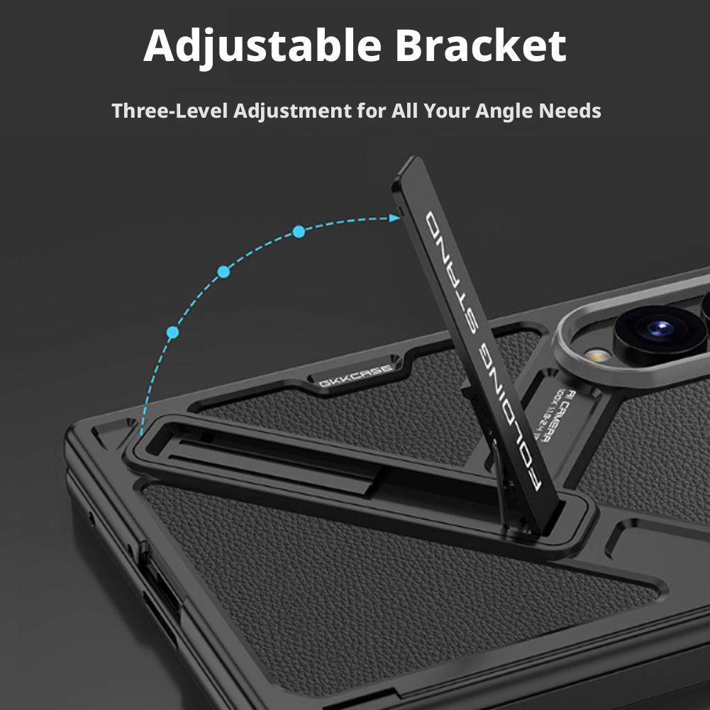 Magnetic Hinge 360 Protective Case For Samsung Galaxy Z Fold 8wide Armor Screen Protector Stand Slim Cover For Galaxy Z Fold8 Ca