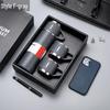 Bashting Stainless Steel Thermos Bottle 3-Lid Gift Set