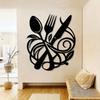 Metal Wall Decor Art Panel Vintage Iron Ornament