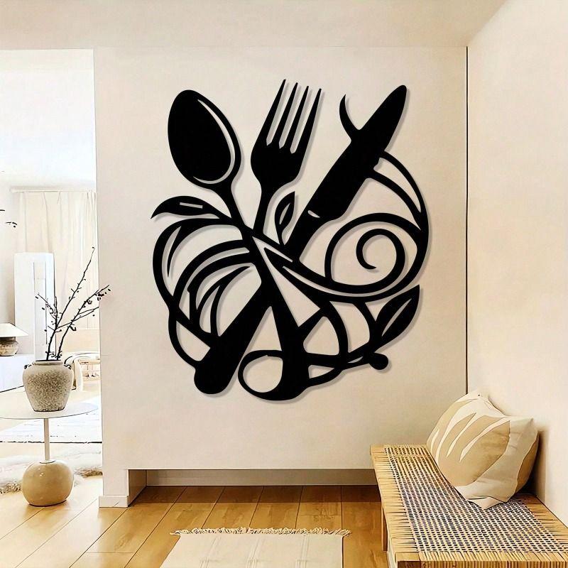 Metal Wall Decor Art Panel Vintage Iron Ornament