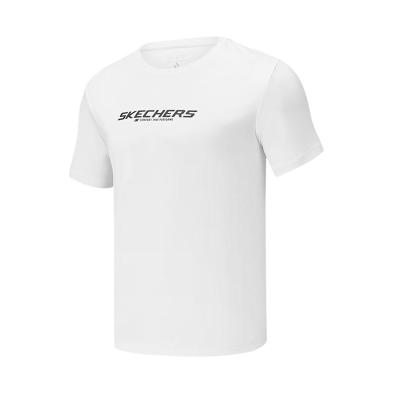 Skechers Godri Soft Comfortable Simple Short Sleeve T-Shirt Men tops P225M294-0019 S