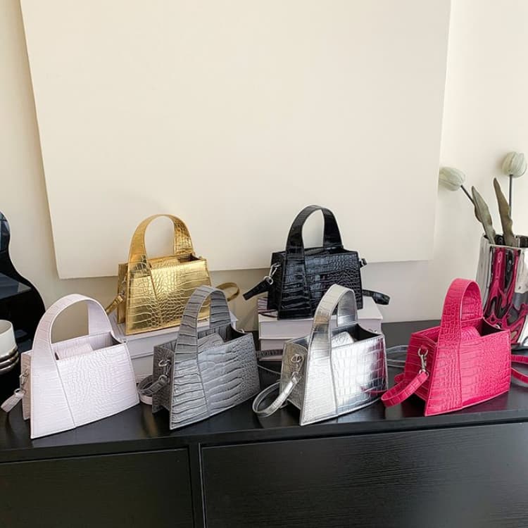 Fashion Crocodile Pattern Women's Handbag Shoulder Messenger Bag