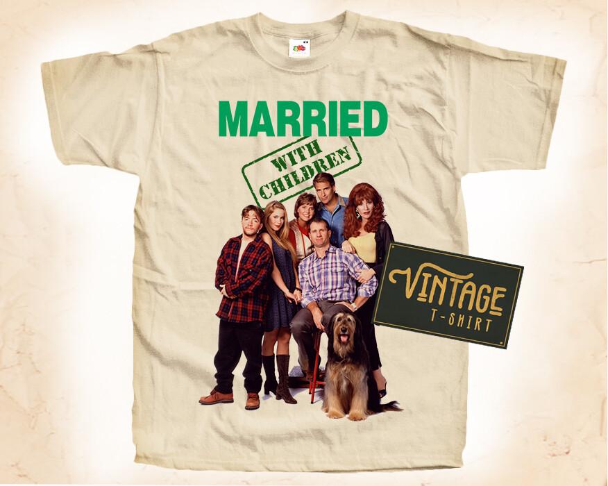 

Married with Children Family Vintage T Shirt for Men Unisex DTG NATURAL S5XL Unisex T-Shirt XXL