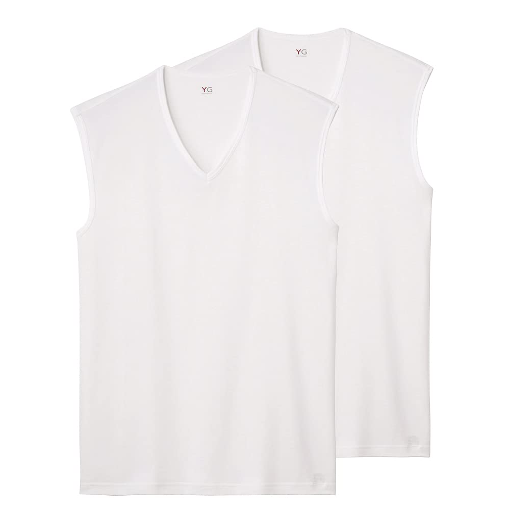 Gunze Sleeveless Breathable Men's V-Neck ...