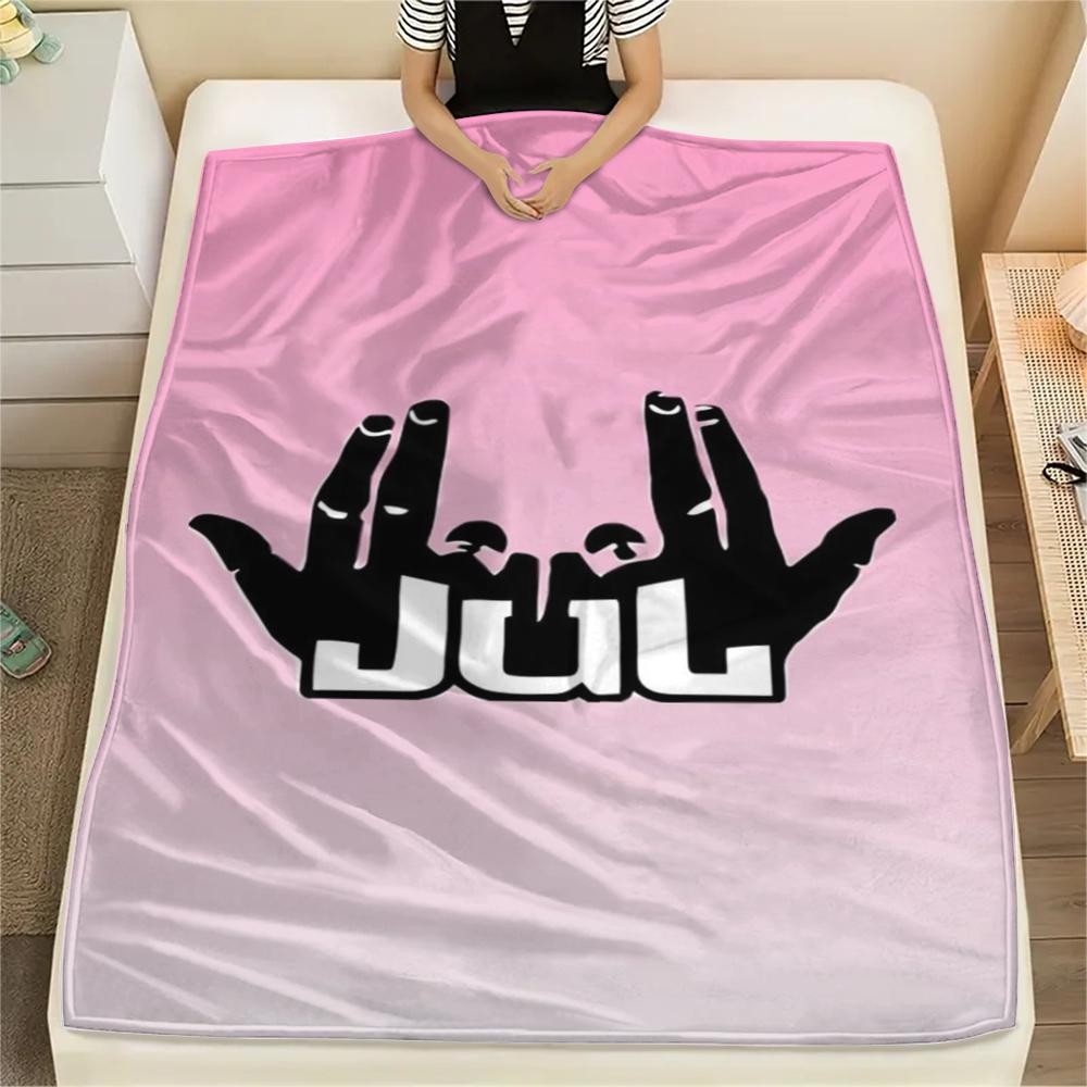 Jul C'Est Pas Des Lol Print Flannel Blanket, High Quality Comfortable for All Seasons, Home Decor, Warmth and Comfort, Perfect for Christmas Gifts56
