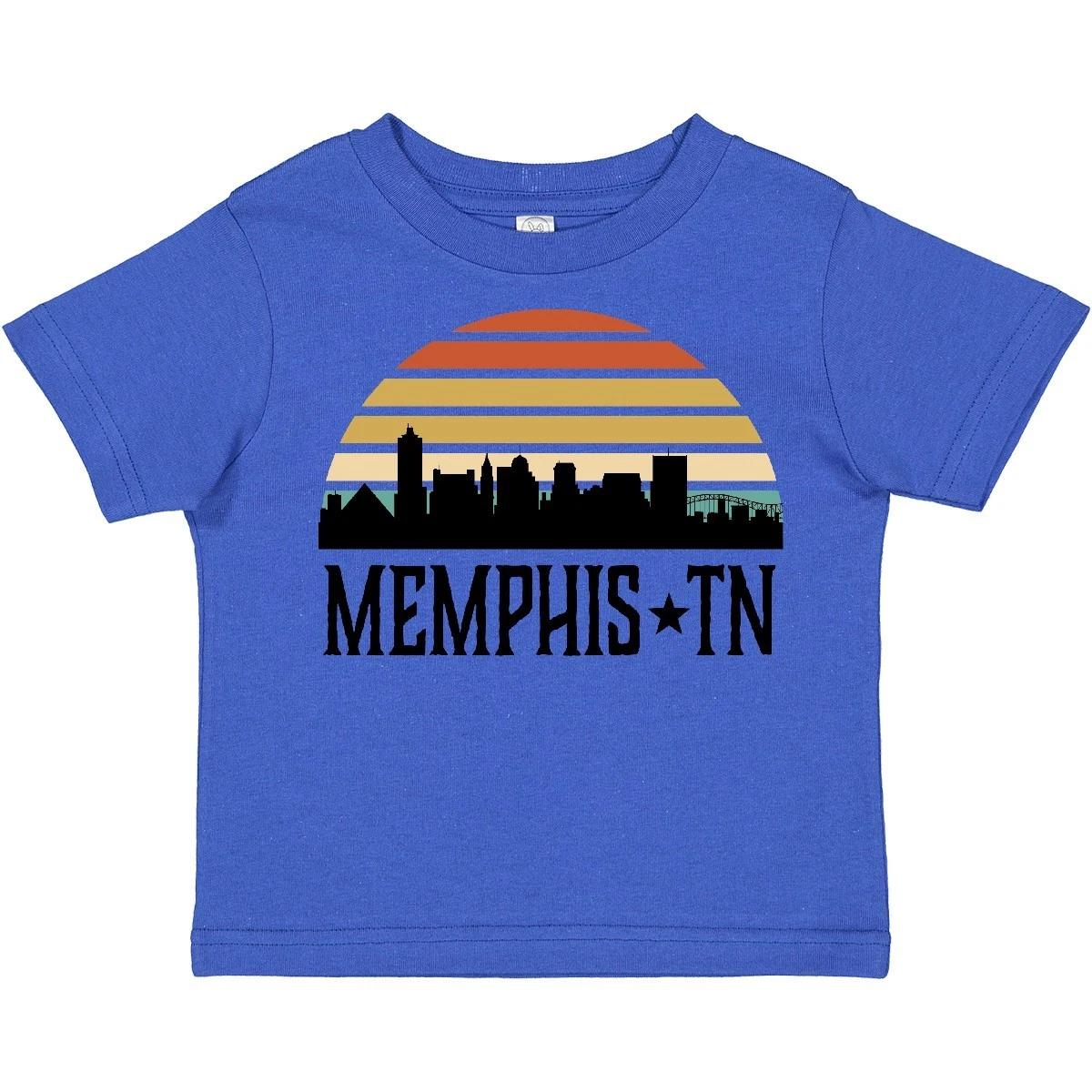 Inktastic Memphis Tennessee Skyline Retro Sunset Toddler T-Shirt Trip Apparel 150