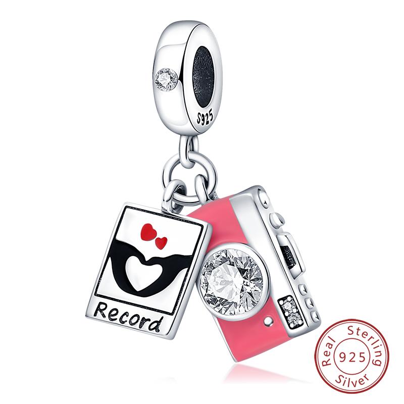 copper Camera Pendant Charm Fashion Travel Collection Bead Charms Compatible With Womens Bracelets Do It Yourself Jewellery Gifts