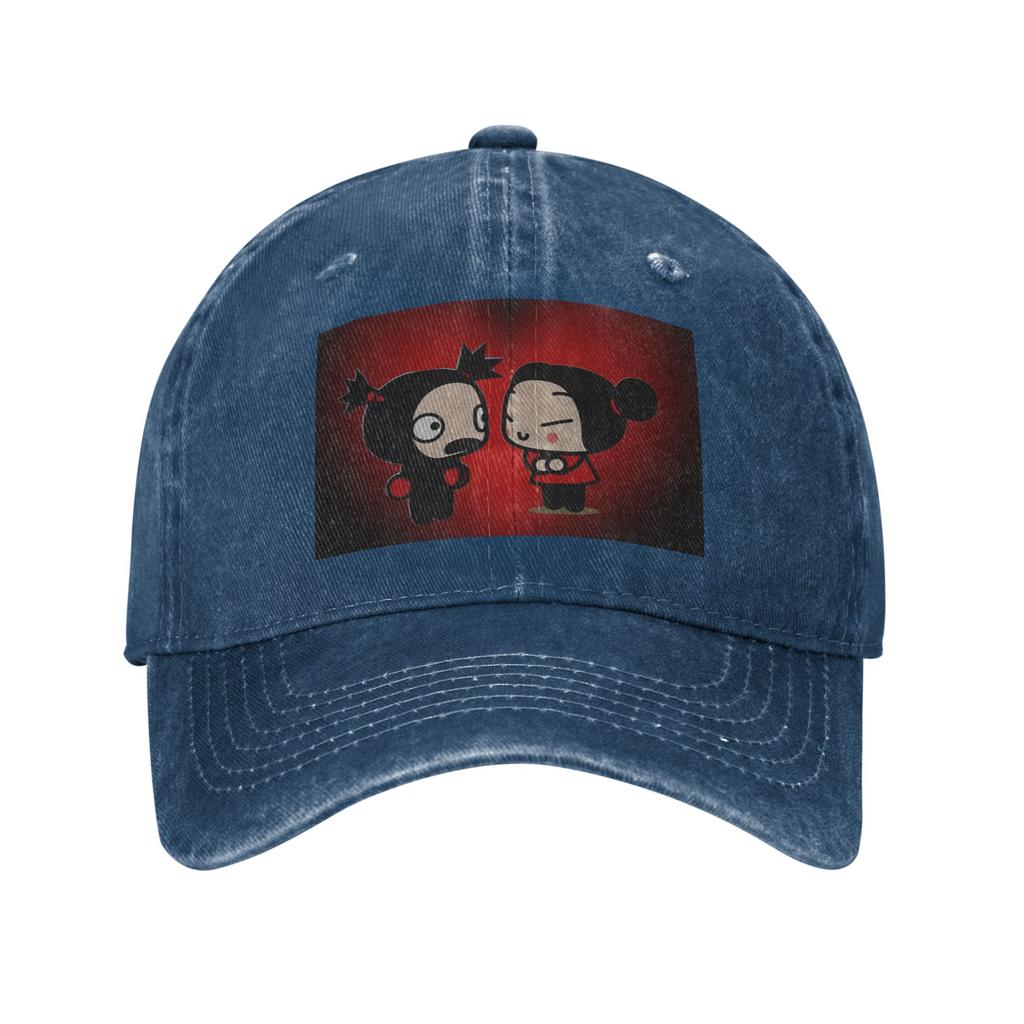 Pucca Denim Cap Casual Baseball Caps Adjustable Hat Summer Unisex Baseball Hats