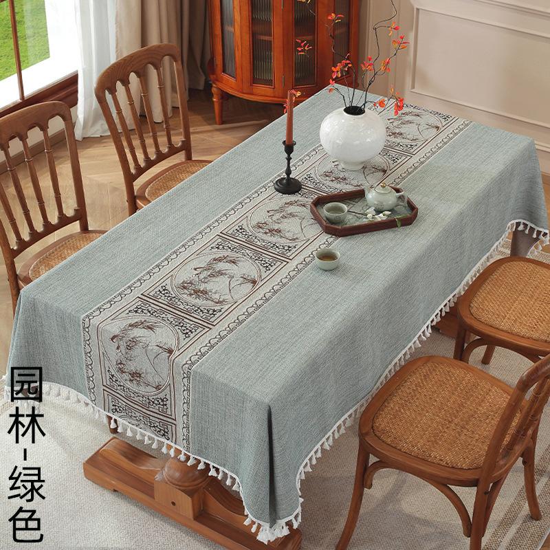 Amazon Pastoral Tablecloth Cotton And Linen Rectangular Table Flag Table Mat Coffee Table Tablecloth Table Cloth Spot