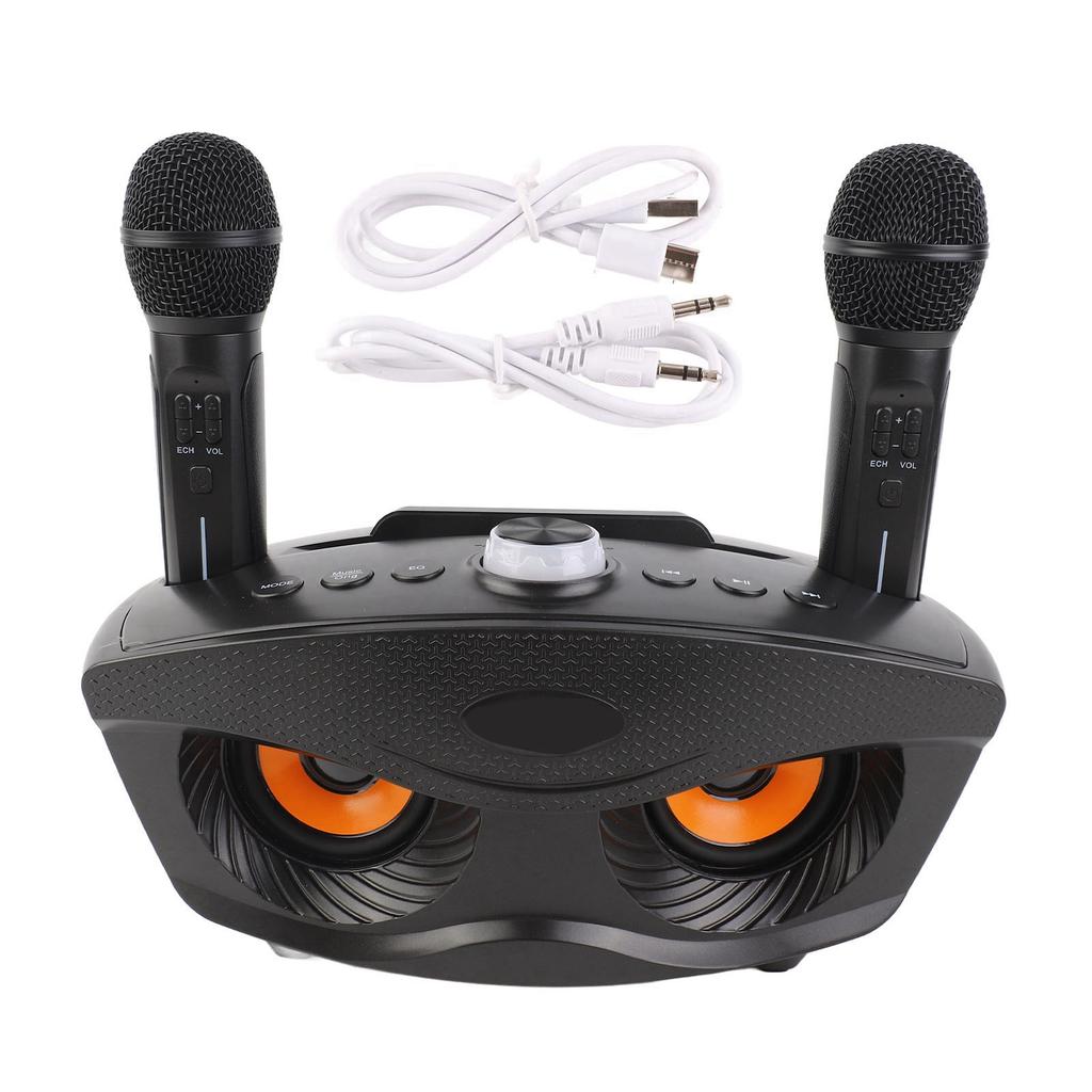 Wireless Microphone System Dual Professional Home KTV Innovative Owl Wireless Karaoke Mic System