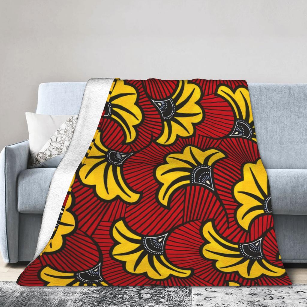 Colorful Traditional Ethnic Tribal Flannel Blanket Awesome Throw Blanket for Bed Sofa Couch 150*125cm Bedspread,