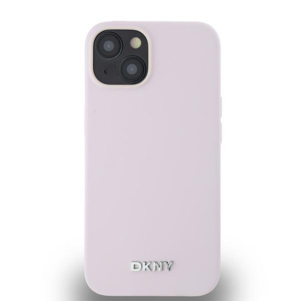 Dkny Dkhmp14Ssmchlp Iphone 14 / 15 / 136.1 Różowy/Pink Hardcase Liquid Silicone Small Metal Logo Magsafe
