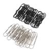 20Pcs Metal Pen Clips Electroplated Strong Clamping  Exquisite Book Pen Holder for Office Sch