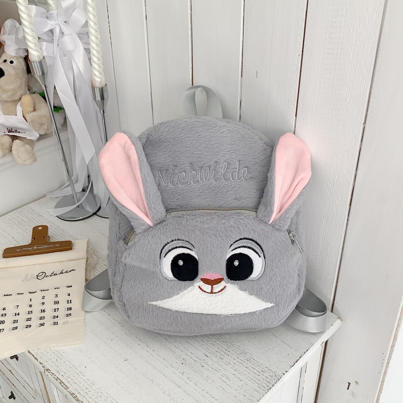 

Zootopia Trendy Versatile Backpack, Cute Plush Backpack for Outings KTB 30*26*8cm
