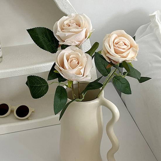 3 Stück Künstlicher Blumenstrauß Kein Verwelken Kein Gießen Langanhaltende Lebendigkeit Strahlend