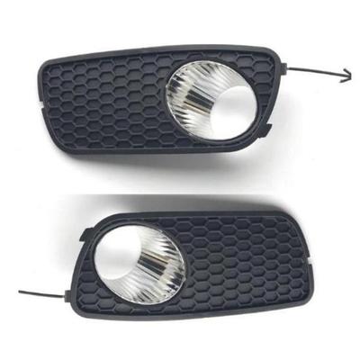 Right Left Fog Light Frame Kit For Fiat Albea 2005-2013 Nickel Plated 2 Pieces Black Color OEM 51715992 51703147