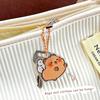 Funny Cartoon Capybara Keychain Creative Cute Capybara Pendant  Simple Backpack Decoration Accessories Birthday Gifts