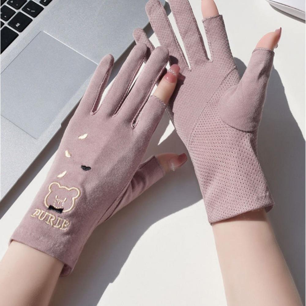 Sunscreen gloves spring and summer UV protection thin