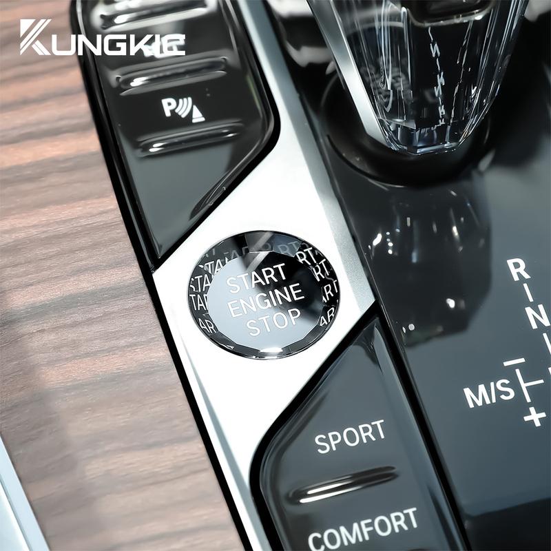 for BMW  Z4 G29 G20 X5 G05 X7 G07 G14 G15 G16 X3 G01 F97 Crystal Car Engine Start Button Ignition Cover Stop Switch Accessories