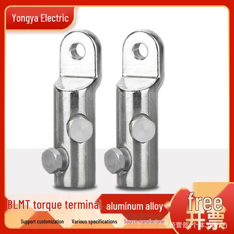 

Aluminum Alloy Bolt-Type Torque Terminal: Single-Hole Lug for Copper/Aluminum Cables 16-70