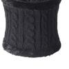 3Pcs/Set Winter Hat Scarf Gloves Set Solid Color Twist Texture Velvet Lining Winter Hat Neck Warmer Gloves Set Cold Weather Gear