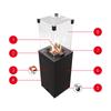 Patio Plynový ohřívač Patio Mini Steel ruční 8,2 kW