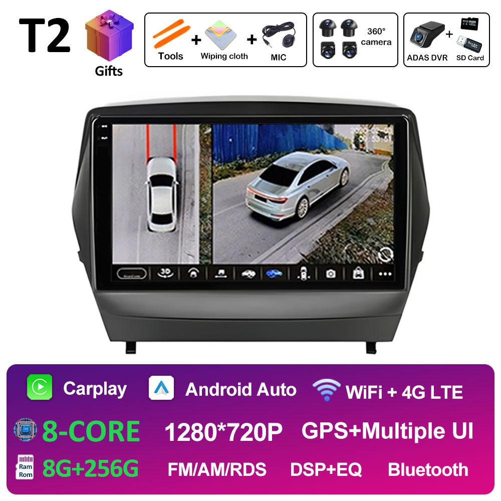 For Ix35 Hyundai Tucson 2 LM IX35 2009 2010 2011 2012 - 2015 Android Intelligent System GPS Navigation Cooling Fan WIFI No 2 Din