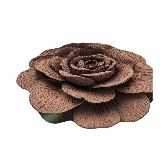 Yousheng Floor Mat Large Size Non-Slip Floral Plush Rug with 3D Visual Effect Easy Maintenance Floor Rug Living Room Bathroom Kitchen Decor