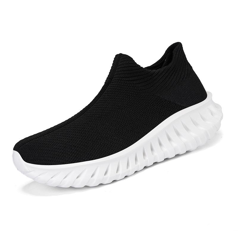 New lazy socks shoes men's and women's shoes large size outdoor shoes casual sports shoes