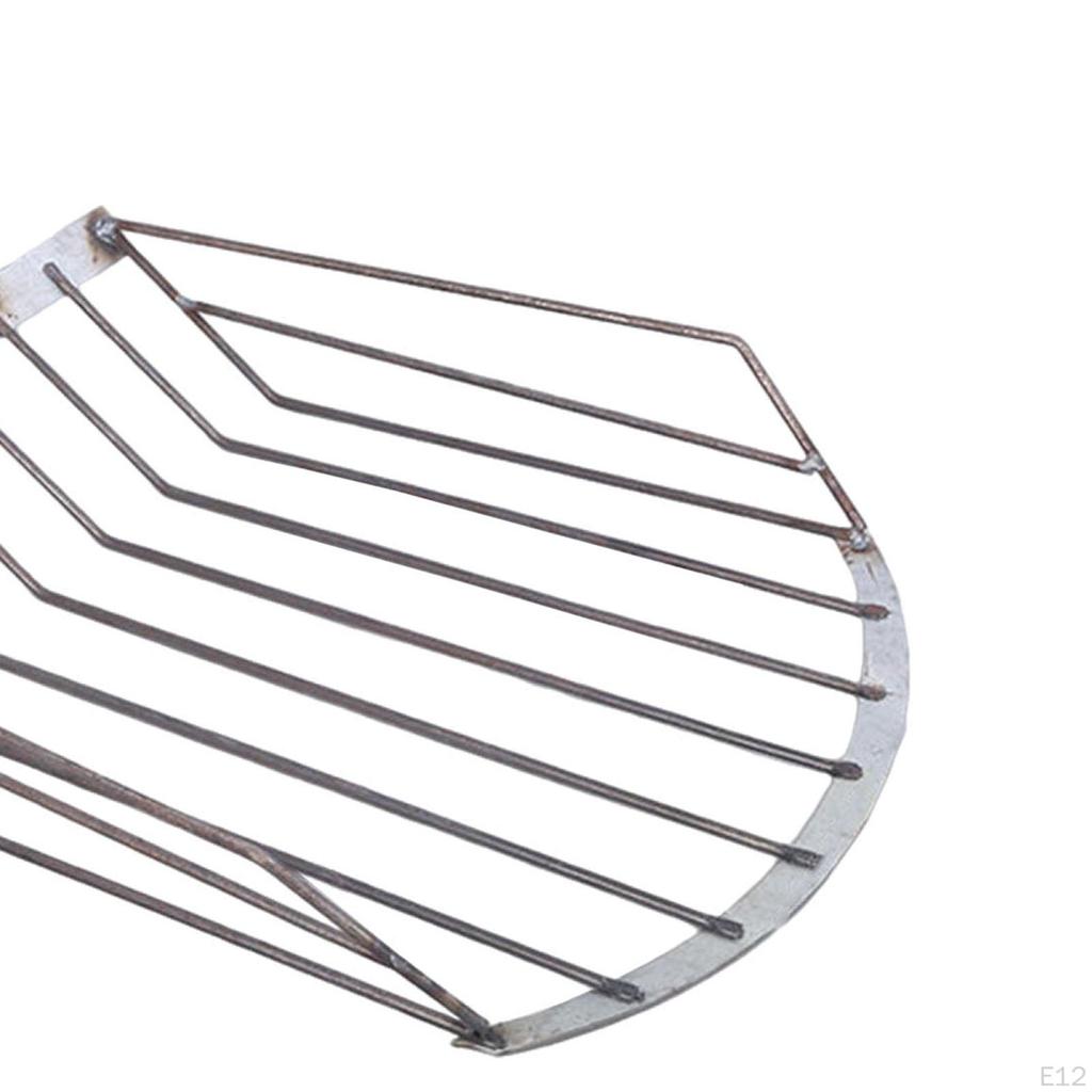 Filter Screen Soil Shovels Hollow Corn Confortable Grip Practical Stainless Steel Versatile