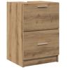 vidaXL Waschbeckenschrank Eiche 40x37x59 Cm Holzwerkstoff