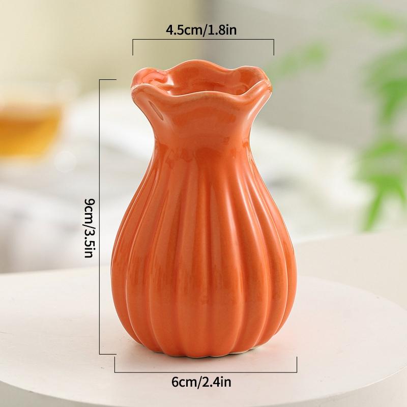Ins Ceramics Vase Plant Flower Bottle Table Decoration Flower Vase Colorful Vases Wedding Decoration Home Decoration