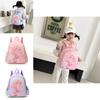 Cute Cartoon Mermaid Backpack For Preschool Girls Stylish Oxford Fabric Design