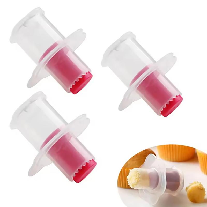Creative Muffin Cake Hole Digger Diy Pastry Cupcake Cored Remove Device Plunger Cutter Baking Decorating Digging Holes Tools
